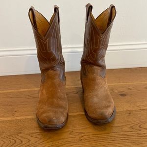Vintage Mens Justin Cowboy Boots